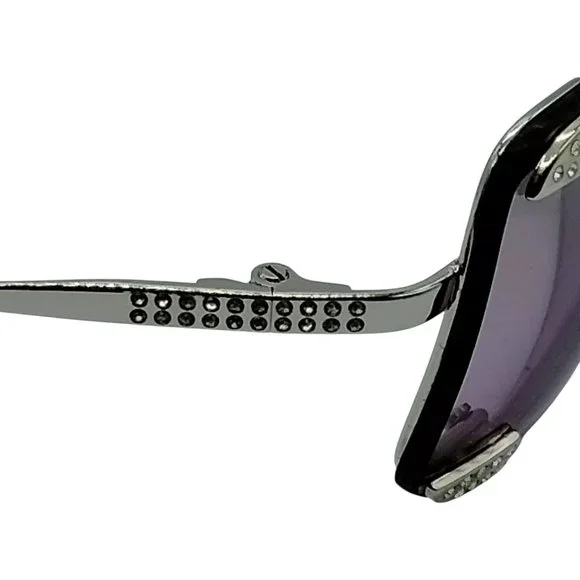 640172BC (S1) Salvatore Ferragamo Glasses Women's Silver Metal - Picture 7 of 10